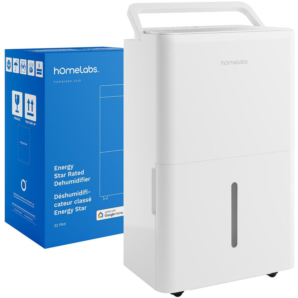 32 Pint Wi-Fi Dehumidifier for up to 4,500 Sq Ft Rooms (MAX 80 Pint at 95°F, 90% RH) – High-Efficiency Moisture Removal with Auto Shut-Off